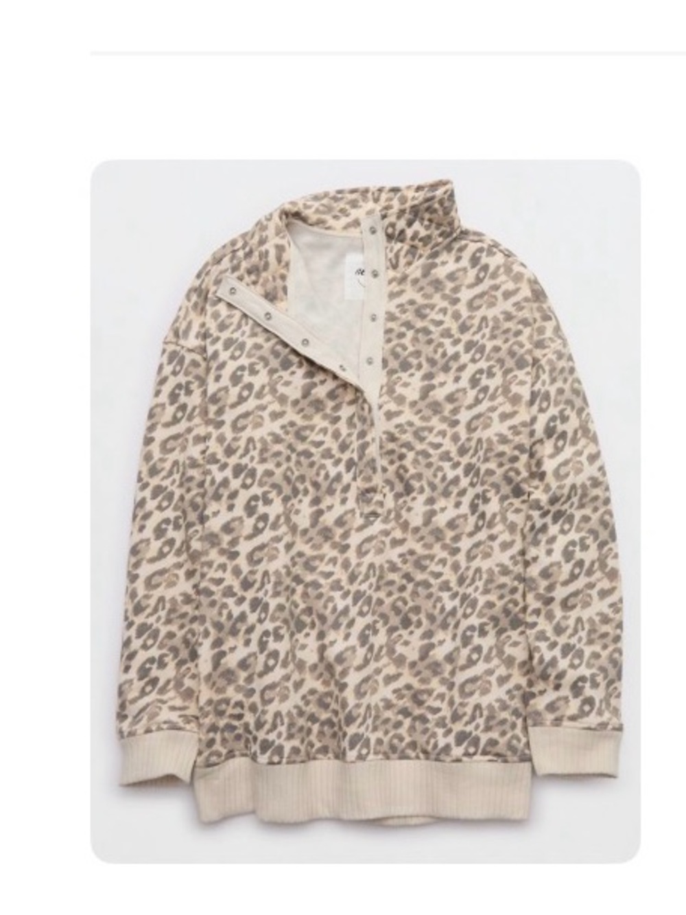 Aerie oh snap sweatshirt NWT xxs
